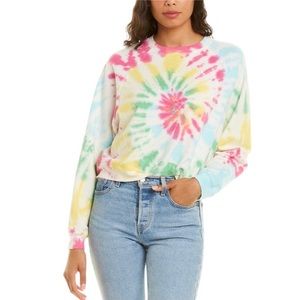 Electric And Rose Tie-Dye Pullover Sweatshirt
